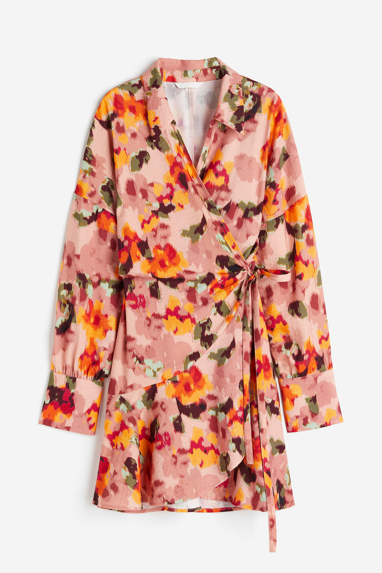 Telier Vestido Cruzado Con Cuello Camisero de H&M